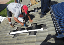 Top Notch Ridge Roofing System Roofing fastener ,none intrucement No penetrations through the roofing, residential roofing Roof reinforcement and bonding Eliminate the penetrations and roof LEAKS